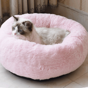 Cama diseño de dona felpa