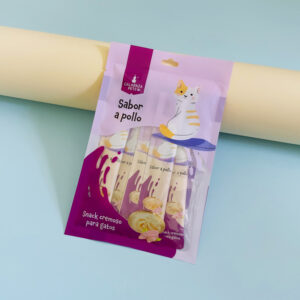 Snack cremoso para gatos pollo