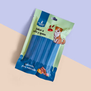 Paquete x 10 uds sabor a pollo y queso